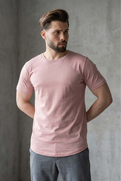 Madmext Ανδρικό T-Shirt σε πούδρα 4951