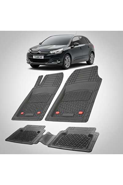 TEAMCAR Covorașe auto compatibile Citroen C4 Generația a 2-a 2010-2020 |   Negru