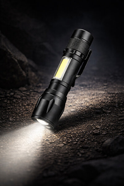 Cata EL FENERİ CEP LED USB ŞARJLI 3 FONKSİYONLU