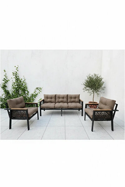 adımshops MİAMİ 3+1+1 MELİSA Balkon-bahçe-kafe Çay Seti Koltuk Oturma Takımı-...