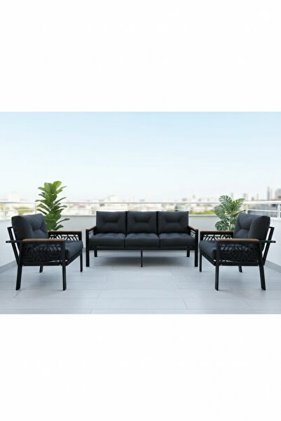 adımshops MİAMİ 3+1+1 MELİSA Balkon-bahçe-kafe Çay Seti Koltuk Oturma Takımı-...