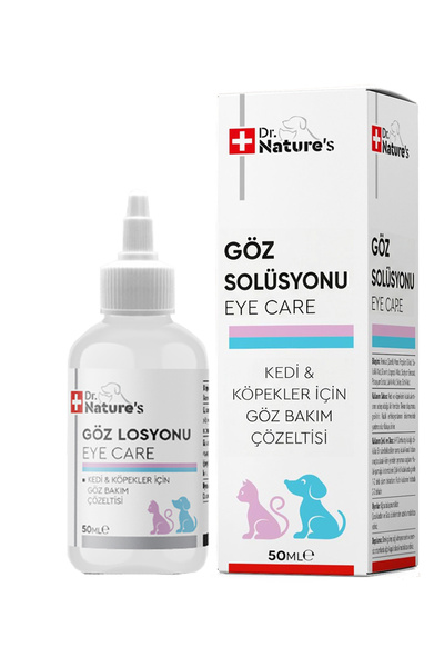 Dr. Nature's Kedi ve Köpekler İçin Göz Bakım Solüsyonu – Hassas Gözler İçin G...