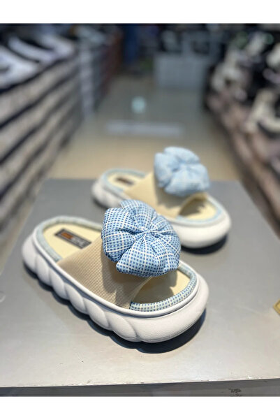 Akınal Bella Різнокольорові жіночі капці з бантиком