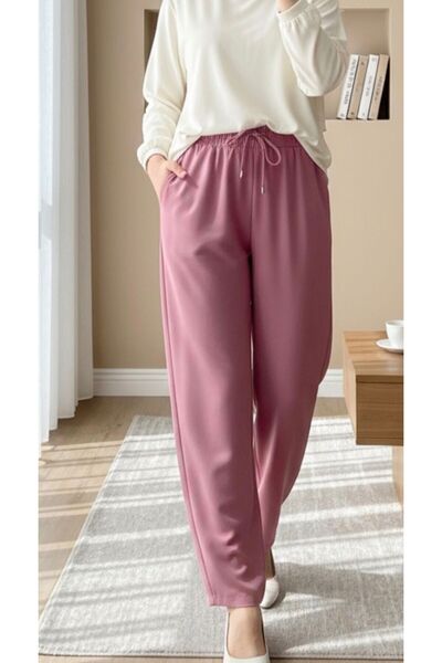 PAZEN MODA Kumas Pantalon Dar Kalip