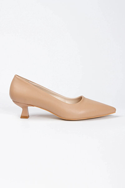 Miss Mitto Γυναικείο γυμνό δερμάτινο δέρμα με κοντό τακούνι σε κύπελλο Άνετο ...