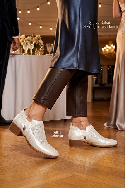 Mammamia Kadın Deri Casual Ayakkabı /Davet, Özel Gün Şıklığı /Günlük Tarz Aya...