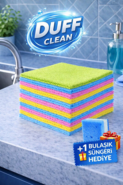 lazer kesim 6'li Mikrofiber Bez Temizlik Bezi 30 X 30 Cm+ Hediye