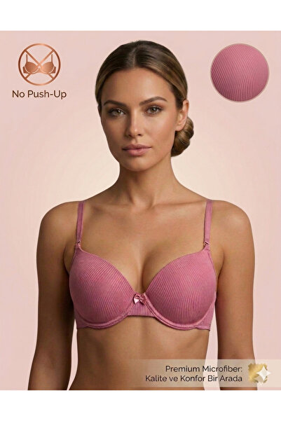 Lavint Homewear SUTENĂ MICRO-STRIPED FĂRĂ SUSTENȚIE fără sârmă SUNFLOWER