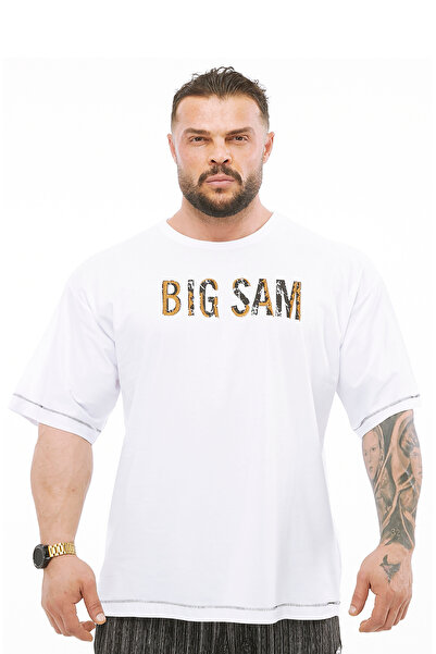 Big Sam تي شيرت قطن أبيض 2794