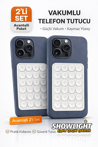 SHOWLIGHT Silikon Vakumlu Telefon Tutucu, Cep Telefonu için Tutacak, Telefon ...