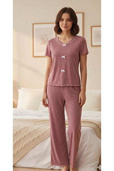 chiara grazia ΚΑΛΟΚΑΙΡΙΝΟ ΣΕΤ ΒΑΜΒΑΚΙΝΗΣ ΠΙΤΖΑΜΑΣ ΜΕ ΜΙΣΟ ΜΑΝΙΚΙ