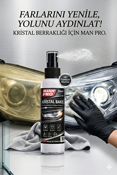 MANN Pro-Kararmış Farları 50 saniyede içinde Yenileyen Nano Kristal sıvı 150 ...