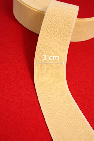 İMREN AKSESUAR Galben 3 Cm Super Elastic Talie, Frost și Pantaloni 1 Pachet 3...