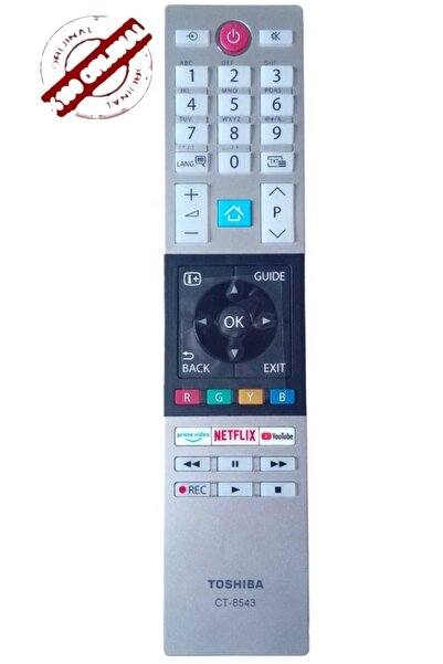 Toshiba Toshıba Ct-8543 Televizyon Kumandası 30101775 (ORJİNAL) 40L2863DG 32L...