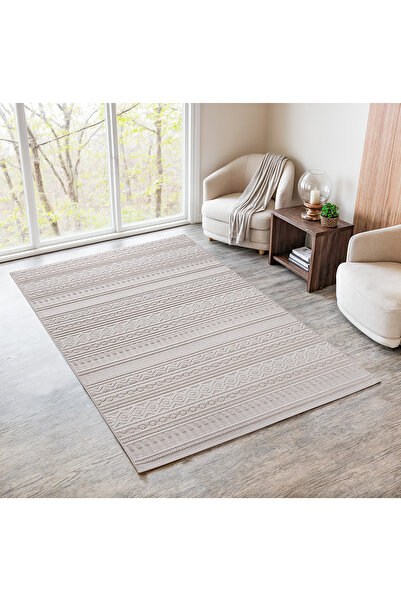 Home Geometrik Sisal Dokuma, Jüt Tabanlı, Tozumaz Polipropilen İplikli Özel K...