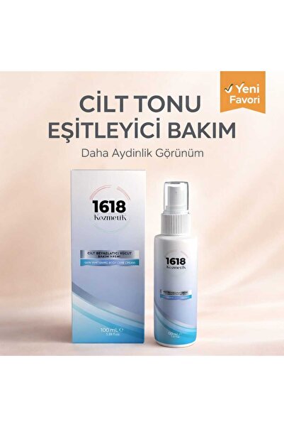 1618 Kozmetik Cilt Beyazlatıcı Vücut Bakım Kremi ( Diz, Dirsek, Koltukaltı, G...