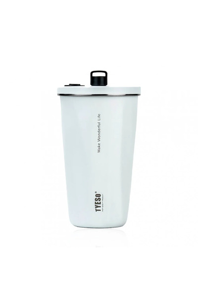 Tyeso Crush Tumbler Vakumlu Paslanmaz Çelik Termos 600 ML Beyaz