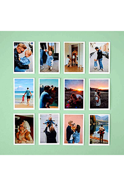 FOTOCENTERR 5X7 ميني بولارويد إنستاكس ستايل 12 قطعة طباعة صور