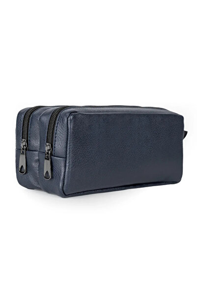 Gözde Proje مقلمة من الجلد الصناعي ذات عينين باللون الأزرق الداكن