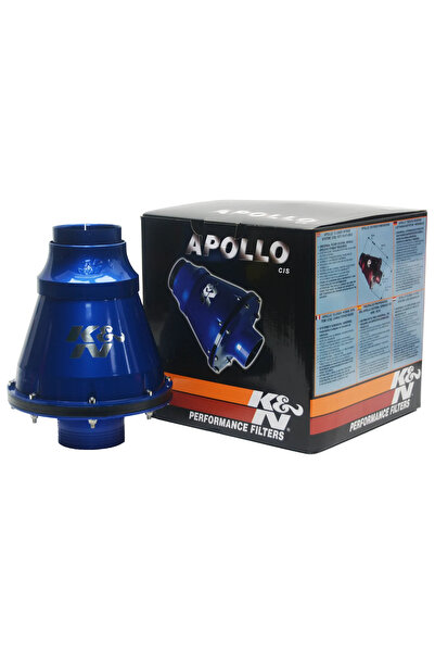 K&N طقم فلتر أبولو للاستخدام الخارجي 70 ملم أزرق، DAHI81