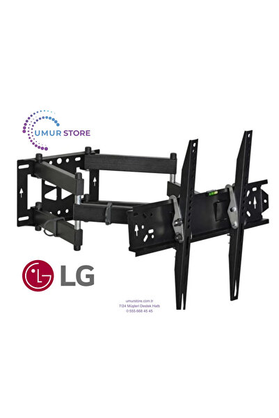 LG 65NANO846QA 65" inc 4K Smart webOS25 TV Hareketli Televizyon Duvar Askı Ap...