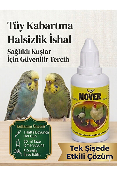 Force Mover Likit tüy kabartma halsizlik kusma iştahsızlık ilacı Muhabbet kuş...