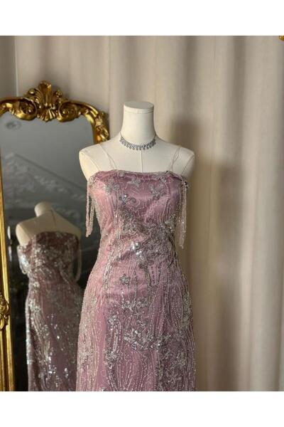 vanus fashion فستان سهرة طويل 4800