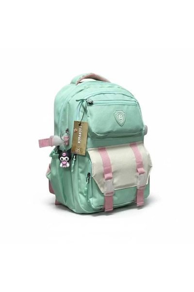 Elegance 0120 Water Green Korean Style Unisex Primary School Children's Backp...