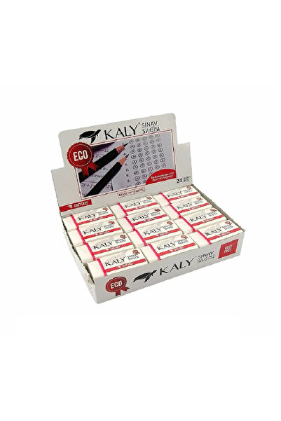 Kaly 24 Adet Beyaz Sınav Silgisi ART.597 (1 Paket)