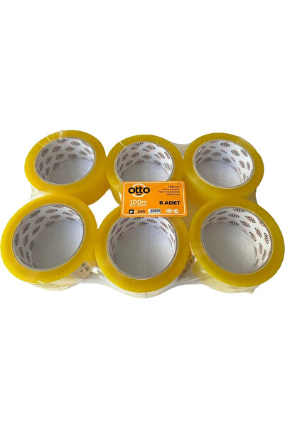 Otto Bandă adezivă cu plasă acrilică de 45 cm - 100 m, pachet de 6