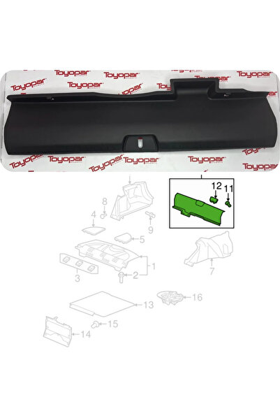 Toyopar Honda Civic FD6 2006- Bagaj Kapak Kilit Bakaliti [İç] 84640SNAA01