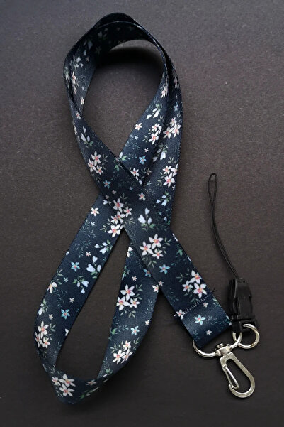 Apptakı Lale Çiçek Boyun Askı İpi Yaka Kartı Boyun Askısı Telefon Askısı - AS...