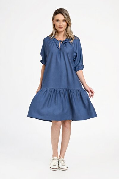 Eranthe Rochie de damă, Eranthe, stil boho V350, cu pictură lucrată manual