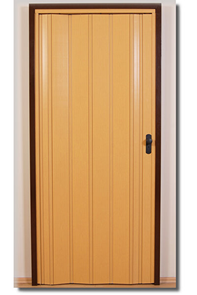 DEKORAKS Akordeon Kapı, Meşe Ahşap Desenli, 87x200cm