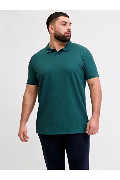 Jack & Jones Plus Poloshirt Plus Size Logo Poloshirt