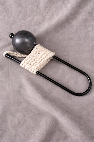 MGEStore Κρεμάστρα κουρτίνας Renso με πόμολο 1 τεμάχιο