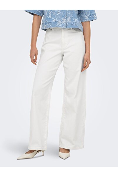 ONLY Jeans mit weitem Bein ONLMADISON-SILLE Hohe Taille Weiter Beinschnitt Jeans