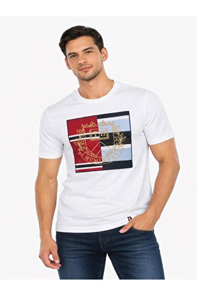 Tommy Hilfiger Mixed Crest Relaxed Fit Tee