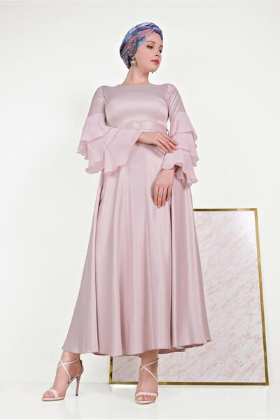 Alvina Fluffy Sleeves Dress 40460