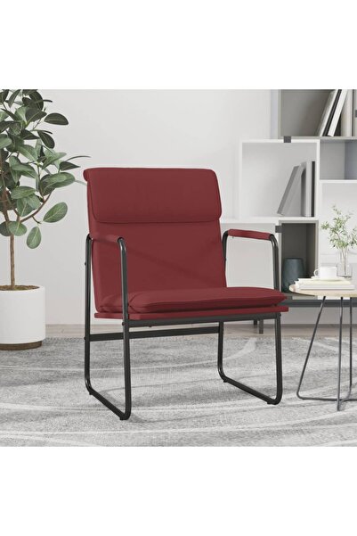 Concept Scaun de relaxare, roșu vin, 55x64x80 cm, piele artificială