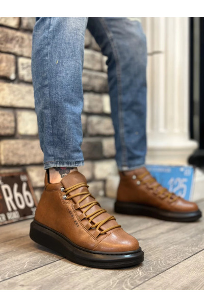 BOA BA0312 Черевики чоловічого стилю на високій підошві з чорною підошвою та ...