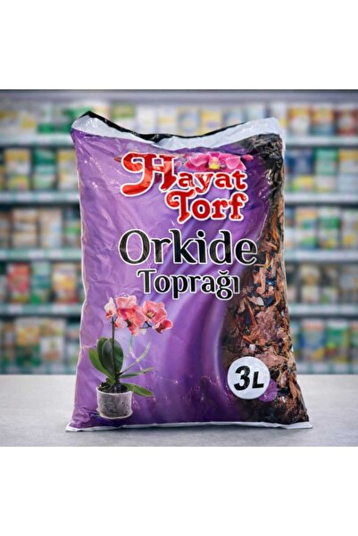 karaoğlan tarım Orkide Saksı Toprağı 3 Litre | Hazır Karışım, Sağlıklı Kök Ge...