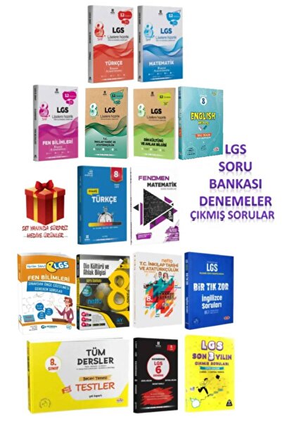 Başka Yayıncılık Başka Yayınları 8. Sınıf LGS Deneme Seti+8. Sınıf Soru Banka...