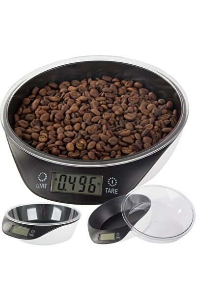 divendi-ro Digital kitchen scale, bowl type, TYL-301C, 0-5kg, accuracy 1g, bl...