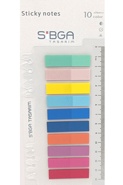 sibga tasarım Post-it colorat transparent Post-it Post-it. Semn de carte Semn...