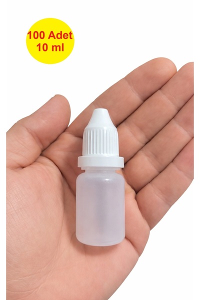 demethome 100 Adet 10 Ml Boş Plastik Numune-likit-kolonya-parfüm-sıvı Şişesi ...