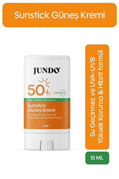 JUNDO Leke Karşıtı Ve Aydınlatıcı 50 Spf Sun Stick Krem 15 ml