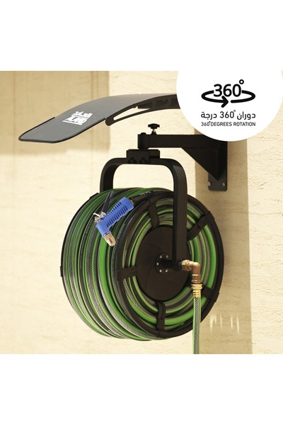 ALAYED بكرة فولاذية دوران 360 درجه من مصنع العايد خرطوم مياه و خرطوم حديقة 16...