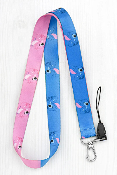 Apptakı Desenli Yaka Kartı Boyun Askı İpi Telefon Askı İpi - ASK0087