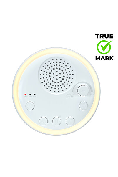 TRUE MARK - Aparat White Noise portabil, 30 sunete, timer, lumină veghe, auto...